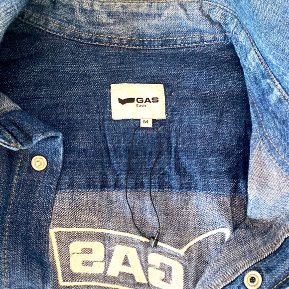 Gas Honda Racing Mens Denim Shirt - Picture 13 of 16